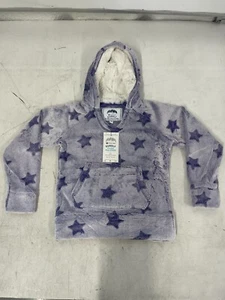 Member's Mark SOFT Cuddly Plush LILAC STAR Pullover Hoodie Kids [CHOOSE SIZE] - Picture 1 of 4