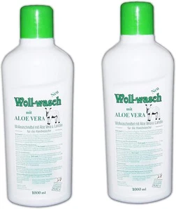 1x-2x WOLL SHAMPOO 1L mit ALOE VERA und LANOLIN Waschmittel Wollwaschmittel 8 - Bild 1 von 1