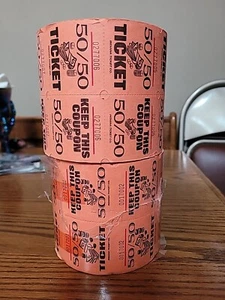 2 New Rolls Of Orange Event Raffle Tickets. 2 Rolls Of 1000 Tickets Each. - Picture 1 of 1