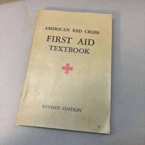 VINTAGE 1945 American Red Cross First Aid Textbook Revised Ed, never opened? - Picture 1 of 4