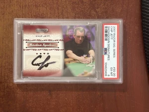 2007 Razor Signature Series Showdown Signatures Poker Chip Jett #SS-20 PSA 6 - Picture 1 of 3