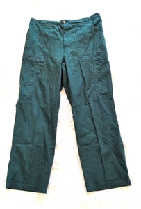 Carhartt Ripstop Boot Cut 8-Pocket Cargo Scrub Pants Mens L C54108 Green - Picture 1 of 11