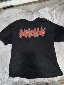 Vintage Y2K Deicide T Shirt Men 2XL Logo Band Original ￼￼ - Picture 1 of 4
