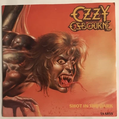 Ozzy Osbourne 1986 Shot In The Dark 12” 45rpm Single TA 6859 🇬🇧➕poster - Image 1 of 4