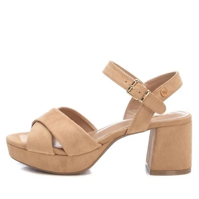 Sandalias de plataforma de tacón de gamuza Xti para mujer talla 6 Foto 1 de 4