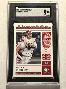 2022 Panini Chronicles #41 Brock Purdy SGC 9 - Picture 1 of 2