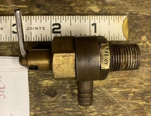 Vtg Trock Cycle Brass Petcock Ironhead Sportster Shovelhead Pre 75 High Flow! - Picture 1 of 5