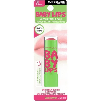 Bálsamo labial hidratante Baby Lips 60 Melon Mania, Maybelline New York Foto 1 de 4