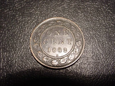1882H CANADA LARGE CENT - OBVERSE 2, MID GRADE - Image 1 of 2