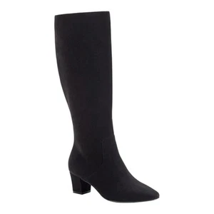 Botas para mujer Style & Co Lyyric punta corta negras talla 6 1/2 - Imagen 1 de 6