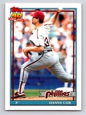 1991 Topps Traded Danny Cox Philadelphia Phillies #25T
