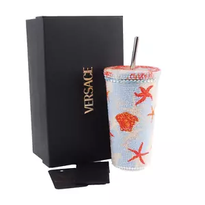 VERSACE Baroccoe Sea Cup Drinking Cup with Crystals 2024 NEW Designer OP: €850 - Picture 1 of 9