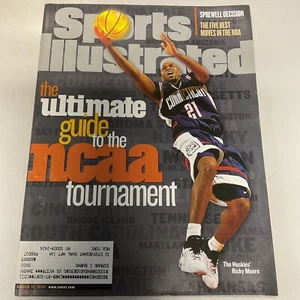 March 16, 1998 Rick Moore UCONN Huskies NCAA Tournament Guide Sports Illustrated - Picture 1 of 2
