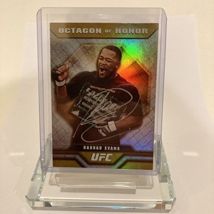Rashad Evans 2010 UFC Tops signed autographed card! Authentic!