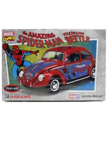 The Amazing Spider-Man Volkswagen VW Beetle Model Kit Polar Lights Marvel Comics - Picture 1 of 3