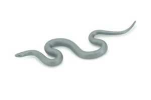Blue Indigo Snake Toy, Realistic Rubber Snake, Figure, Model, Gift, 4" SF42 B15 - Picture 1 of 8