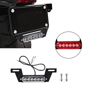 LED B6 License Plate Brake Auxiliary Light Kits For Harley Universal Motorcycle - Picture 1 of 6