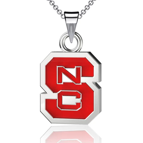 Dayna Designs NC State Wolfpack Enamel Small Pendant Necklace Cover