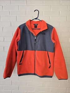 The North Face Boys Size XL 18/20 Orange Fleece 1/4 Zip LS Pullover - Picture 1 of 14