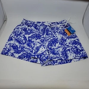 Columbia Womens PFG Water Shorts Blue Size Large 5" Inseam NWT Omni-Shade - Picture 1 of 12