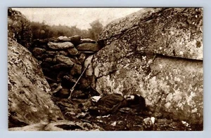 "Devils Den" Confederate Sniper Gettysburg Pennsylvania Postcard Unposted - Picture 1 of 2
