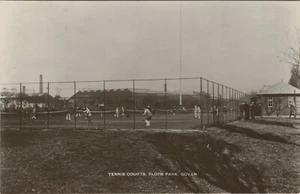 TENNISPLÄTZE, ELDER PARK, GOVAN, GLASGOW - Lanarkshire Postkarte - Bild 1 von 2
