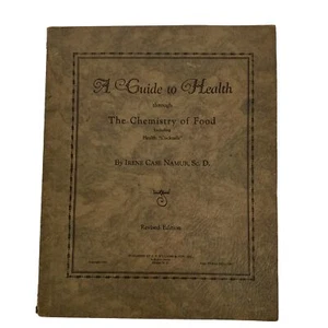 VTG Guide to Health through Chemistry of Food 1932 Health Cocktails - Picture 1 of 5