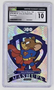 Jerry as Superman #188/599 CGC 10 (2024) Warner Bros 100, Kakawow "Mashups" Card - Picture 1 of 2
