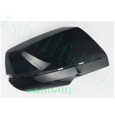 1x Cubierta de espejo retrovisor derecho para Cadillac XTS 2013-2019 marco negro moldura aa Foto 1 de 2