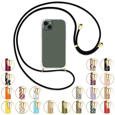 Collana (O) per Apple iPhone 14 Max Cover protettiva Custodia con catena cordino - Immagine 1 di 4