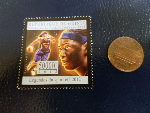 Candace Parker Tennessee TEAM USA RARE 2012 Republique De Guinee Stamp WOW Cover