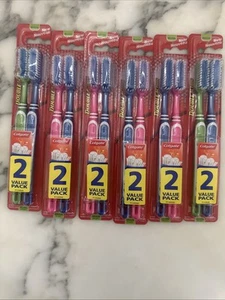 Colgate Premier Clean Toothbrush Medium Bristles Full Head Extra Clean 12 Pack - Picture 1 of 4