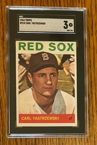1964 Topps Carl Yastrzemski Boston Red Sox #210 SGC 3 Sehr guter Zustand - Bild 1 von 2