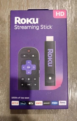 Roku 3840R Streaming Stick HD Media Player with Voice Remote – 2025 Model - Image 1 of 2