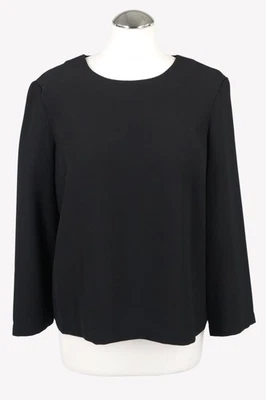 French Connection Damen Oberteil Gr. 38 (UK 12) Schwarz Bluse Blouse Top 3/4 - Bild 1 von 4