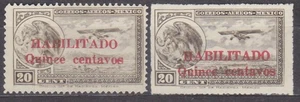 MEXICO / MEXIKO 1931 - AIR STAMP OVERPRINTS - Mi.: 649-650 - *MH* - Picture 1 of 1
