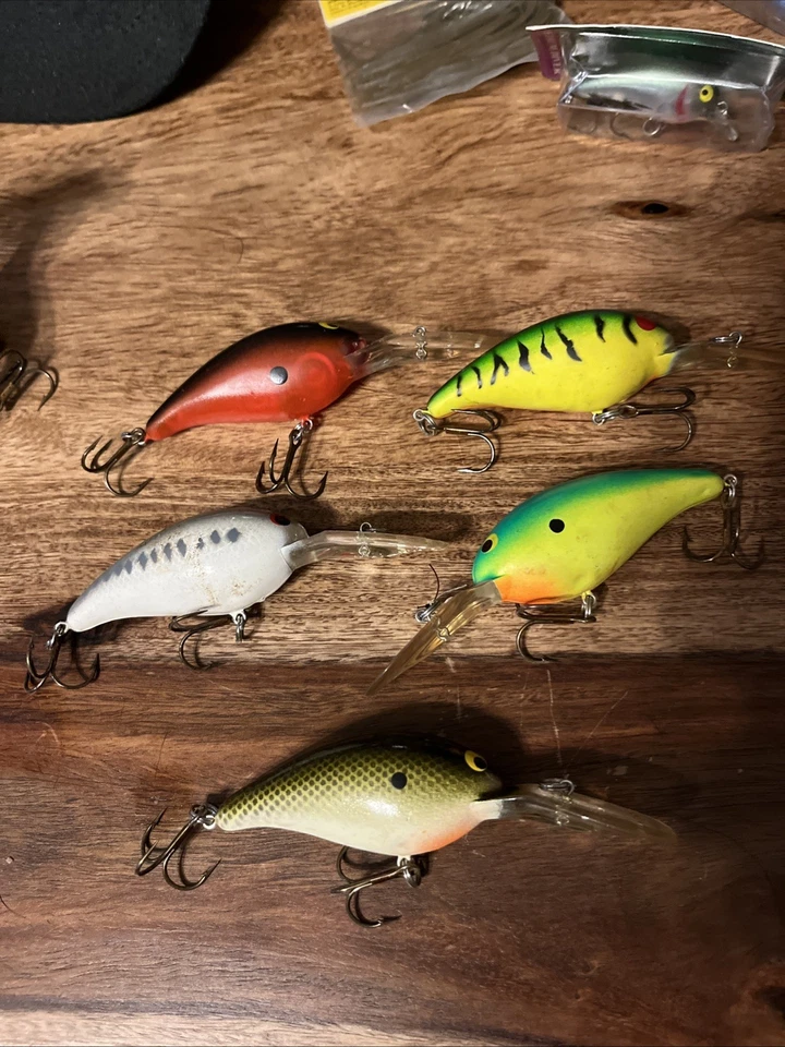 Vintage Bill Norman 2.5” Body Crankbaits Lot Of 5 Pre Owned. - Image 1 of 4
