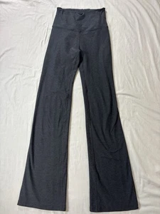 Beyond Yoga Size Small Dark Heather Charcoal Gray Flare Leggings High Rise - Picture 1 of 6