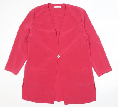 Windsmoor Women's Pink Long Coat Size 14 - Image 1 of 4