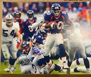 Terrell Davis Signed Autograph 16x20 photo JSA Certified Denver Broncos - Picture 1 of 2