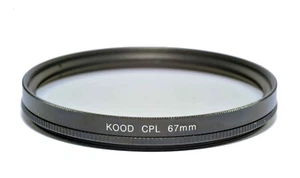 Kood 67mm Circular Polariser Filter Glass CPL Filter 67mm Polarizing Filter  - Picture 1 of 3