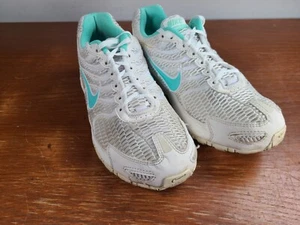 Nike Air Max Torch 4 Women's Running Shoes White Turquoise (343851-100) Size 8.5 - Picture 1 of 10
