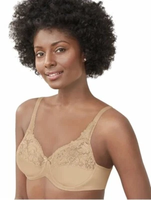 Sujetador con aros minimizador a medida Lilyette de Bali con encaje 0428 talla 36G Foto 1 de 4