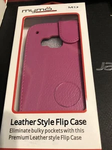 Mymo HTC One M9 Magnetic Flip Case Colour Pink - Picture 1 of 2
