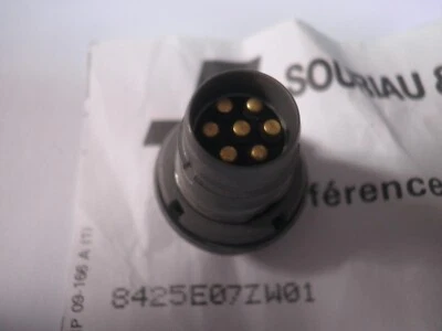 PRC319, Souriau, 7 pin, Connector, Bulk Head, 8425-11 - Image 1 of 3