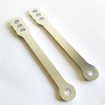 Eslabones descensores de aluminio plateado para Yamaha FZR1000 1989-1995 YZF600R 1997-2007 06 Foto 1 de 4