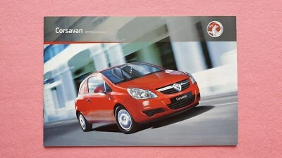 Vauxhall Corsavan Sportive Corsa van brochure catalogue September 2010 MINT - Image 1 of 4