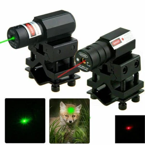 TAC Red Green Laser Sight Scope Ring Rail Mount Rifle Pistol 11/20mm Bracket - Picture 1 of 15
