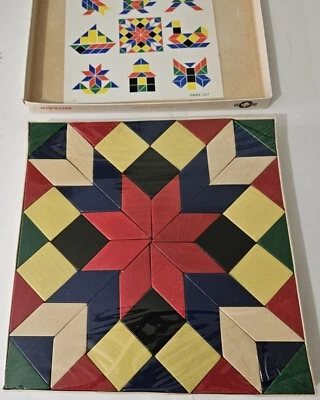 Vintage Mosaik Wooden Puzzle - Made Germany In original Box Sealed 1966 HABA - Image 1 of 4