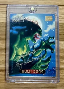 1994 Fleer Marvel Masterpieces Signature Card #51 HULK 2099 - Mint Cond! - Picture 1 of 4